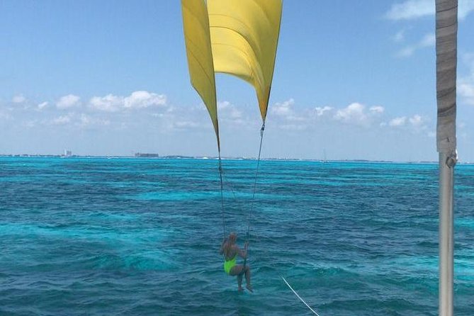 Full-day Isla Mujeres All-inclusive Cruise from Cancún - Spinnaker rides depend on the weather
