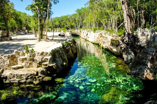 Full Day Tour to 5 Magical Cenotes in the Riviera Maya - Tulum letters and a short stop at AAK Cocina de Origen