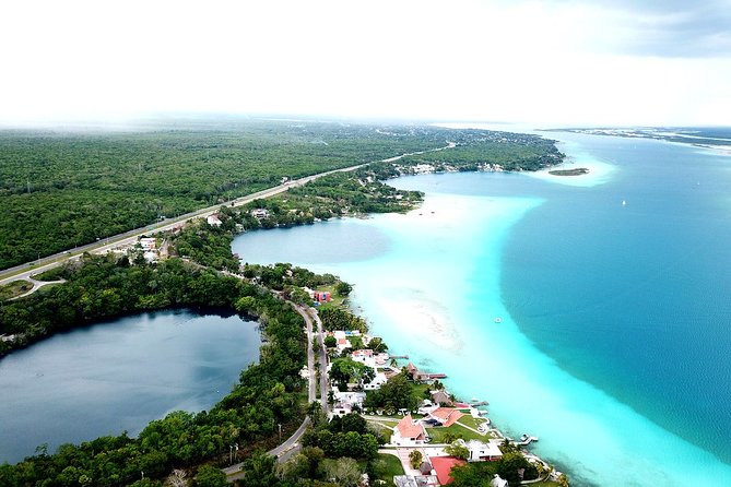 Full day tour to BACALAR, Beach Club, Kayak and an amazing Cenote - Lunch in Bacalar and the famous letter photo