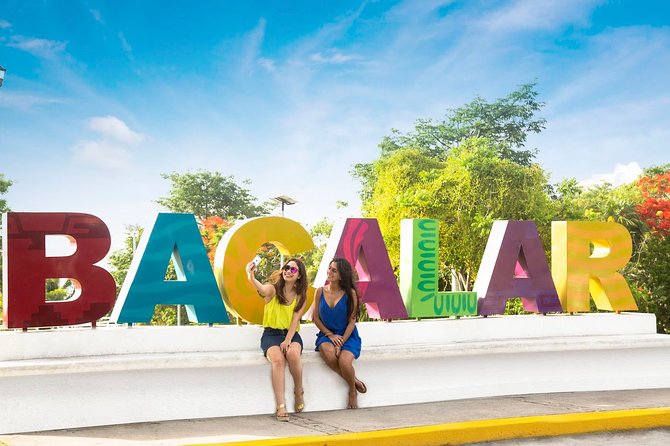 Full day tour to BACALAR, Beach Club, Kayak and an amazing Cenote - Sujuy-Ha and Marmol Beach Club: kayaking on the lagoon