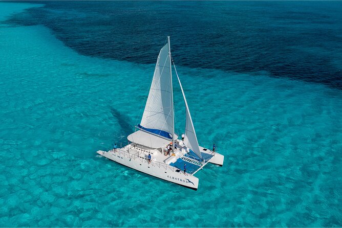 HipHop Catamaran Party from Cancun to Isla Mujeres - Boarding at Marina Albatros and getting organized