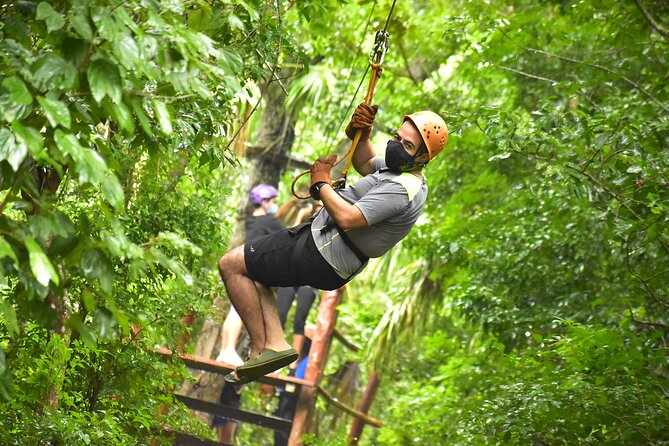 Horseback riding and ATV in the jungle, Ziplines, Cenote & Lunch - Cooling off in Cenote Maya