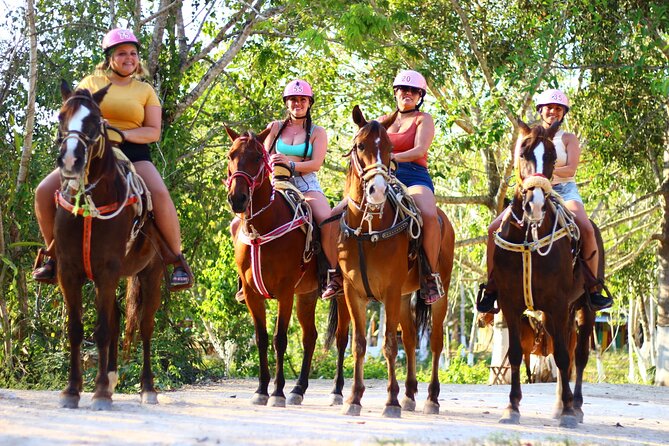 Horseback Riding Cenote, Zipline.Transportation & Tequila Tasting - A packed half-day near Puerto Morelos