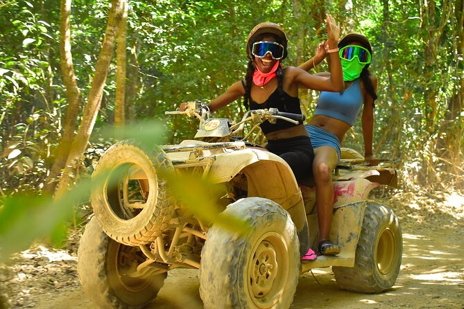 Horseback Riding plus ATV, Cenote, Ziplines, and Lunch - Four ziplines through the tropical forest