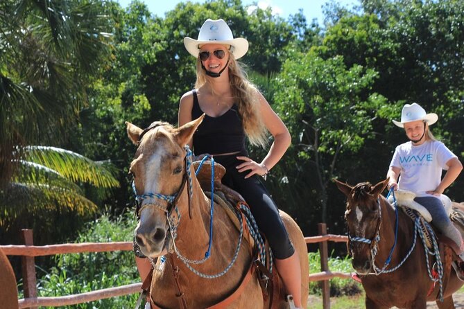 Horseback Riding Tour at Rancho Bonanza and Cenote Swim - Riding through the Riviera Maya jungle