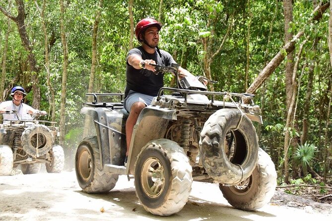 Horseback riding Tour with ATV circuit, ziplines and Cenote - Food, water, lockers, and extra charges