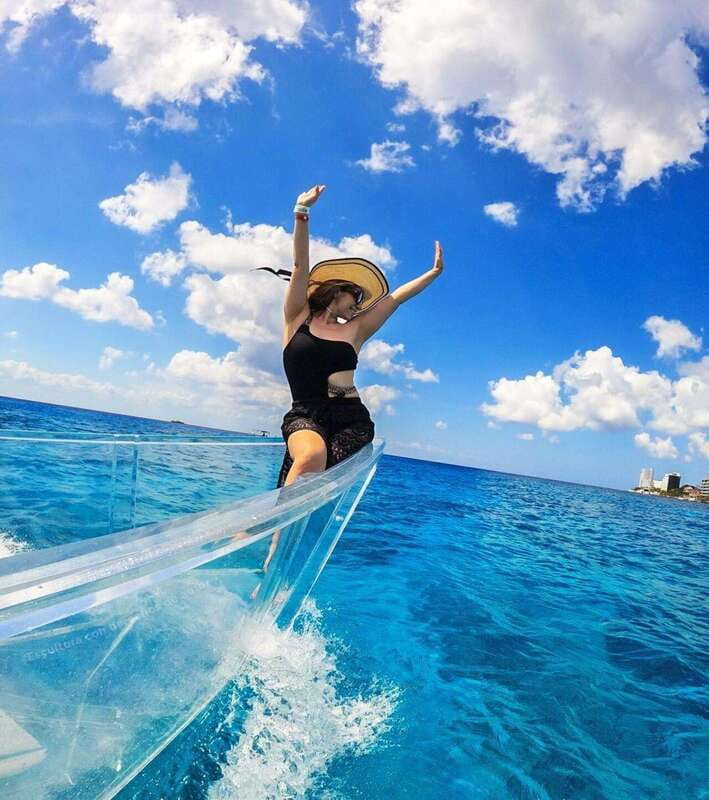 Isla Mujeres: 100% Transparent boat ride - The photo stop and the limits of a short tour