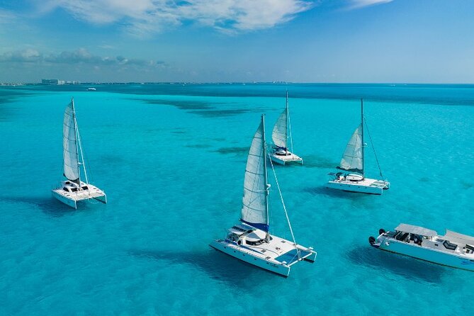 Isla Mujeres Catamaran Tour with Snorkeling, Open Bar & Buffet - Sailing from Cancun to Isla Mujeres