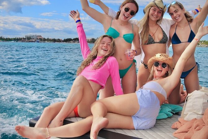 Isla Mujeres Catamaran Tour with Snorkeling, Open Bar & Buffet - Mexican food at the beach club
