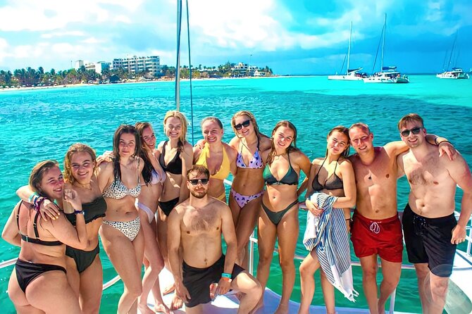 Isla Mujeres Catamaran Unlimited! from Cancun & Playa del Carmen - Sailing from Punta Sam to the reef