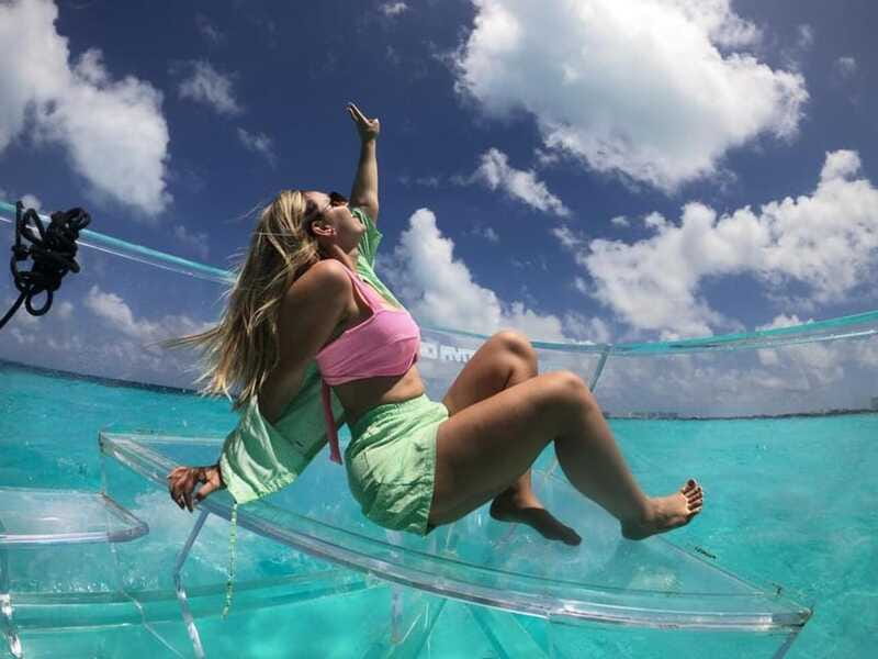 Isla Mujeres: Clear Boat Ride - Photography, sun, and the extra-cost question
