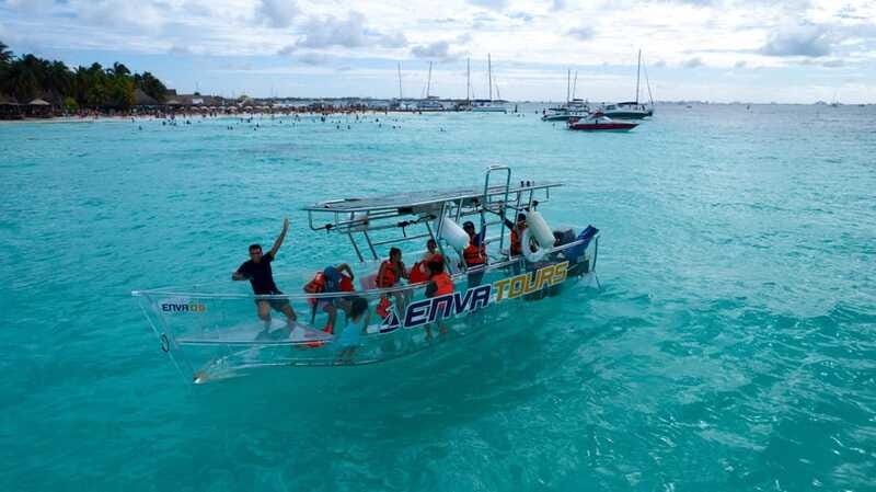 Isla Mujeres: Excursion Crystal Boat Tour at the Caribbean - Cadenita Reef: A Shallow Start With Coral