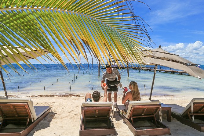 Isla Mujeres luxury catamaran with premium open bar and lunch - Sailing with drinks, snacks, and a friendly crew