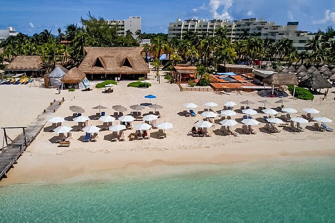 Isla Mujeres luxury catamaran with premium open bar and lunch - Isla Mujeres downtown: free time with a touristy edge