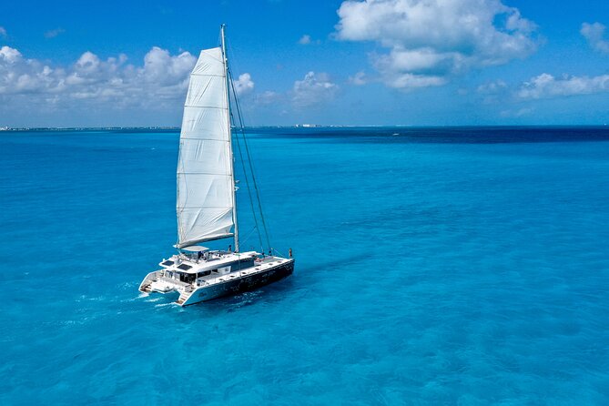 Isla Mujeres Platinum by Albatros Catamarans - Lunch, cocktails, and Balinese beds at AMAZONA Beach Club