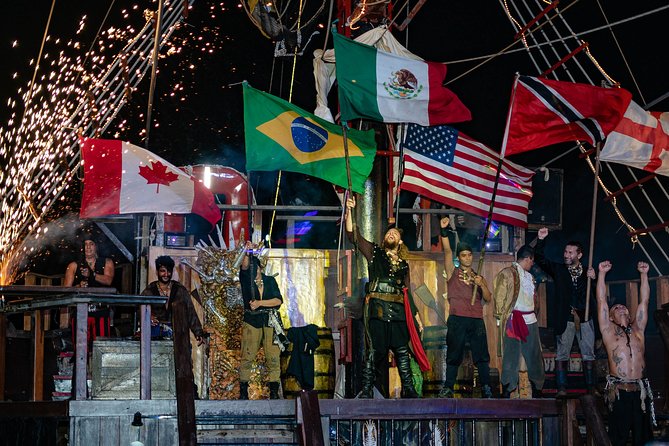 Jolly Roger Pirate Show and Dinner in Cancun - Captain Black Jack’s swashbuckling show