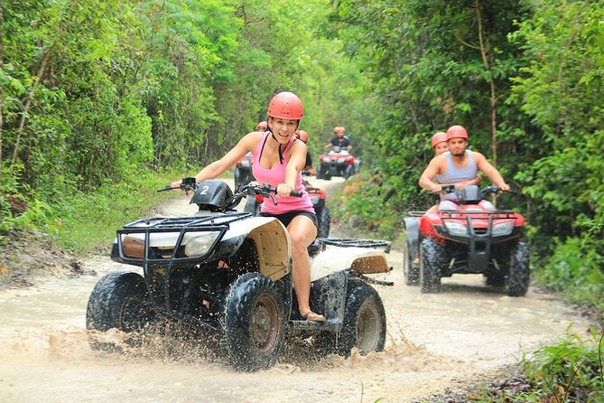 Jungle Adventure! ATV's (shared), Ziplining and Cenote Cancun & Playa Del Carmen - Three jungle activities packed into one half-day