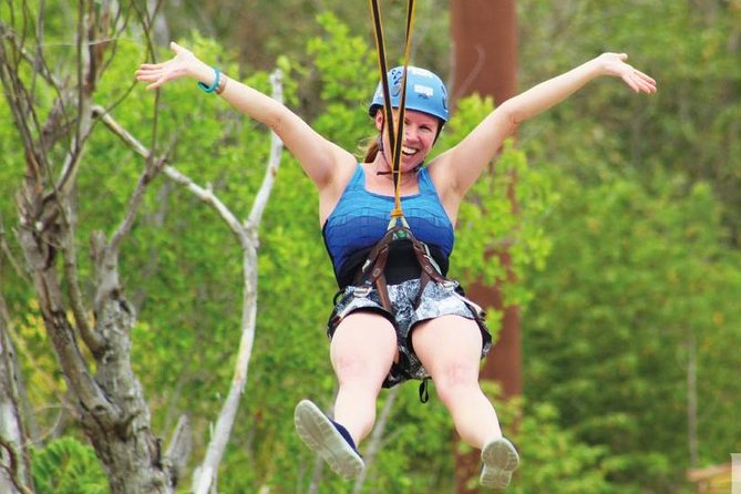 Jungle Adventure! ATV's (shared), Ziplining and Cenote Cancun & Playa Del Carmen - Six zip lines above the trees