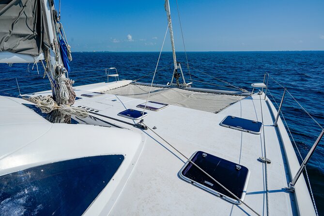 Laura Catamaran Private Tour to Isla Mujeres - Snorkeling near Meco reef