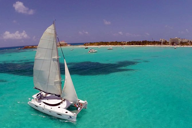 Live The Luxury Catamaran Isla Mujeres Tour in Cancun - What the long catamaran ride feels like