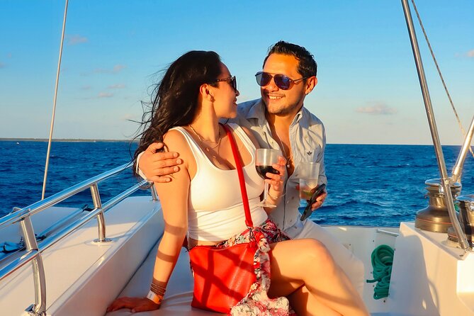 Luxury Sunset Sailing Cruise in Cancun with Light Dinner and Open Bar - Photos and the extra costs to watch