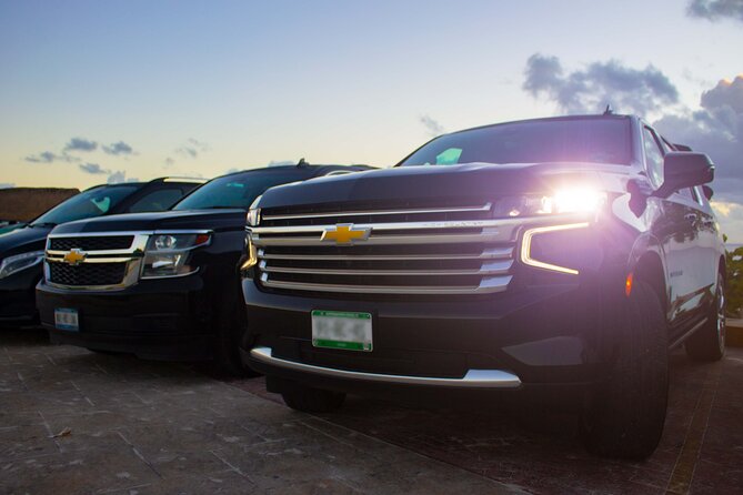 Luxury Suv from Cancun One Way International Airport - Baby chairs, service animals, and group needs