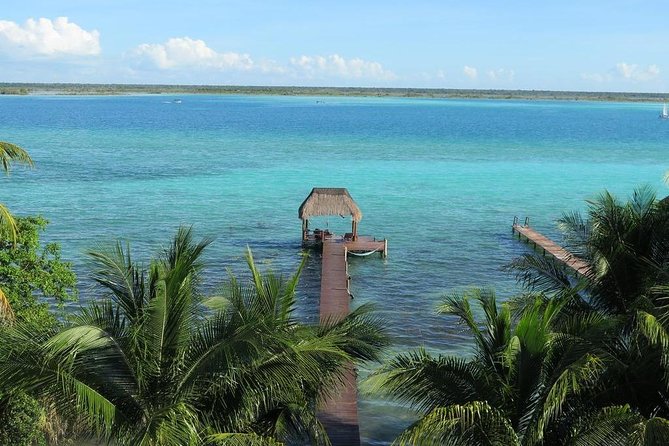 Magical BACALAR TOUR with Pontoon Boat ride. (Transportation + Breakfast + Food) - Balneario Marmol and the practical shape of the day
