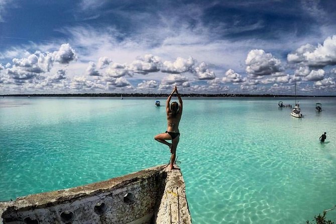 Magical BACALAR TOUR with Pontoon Boat ride. (Transportation + Breakfast + Food) - What to pack for the lagoon