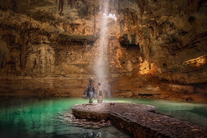 Majestic Chichén Itzá, Cenote Suytun, & Cenote Ikkil Journey - Cenote Suytún: a swim with a built-in meal stop