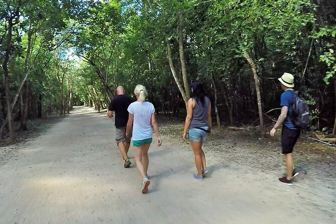 Maya Adventure from Cancun Coba and Tulum Ruins with Cenote swim - Tulum’s walls and Caribbean view