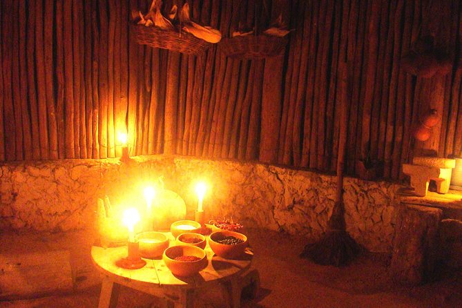Maya Temazcal Night Ceremony from Cancun with Cenote Swim and Dinner - Cooling off in a sacred cenote