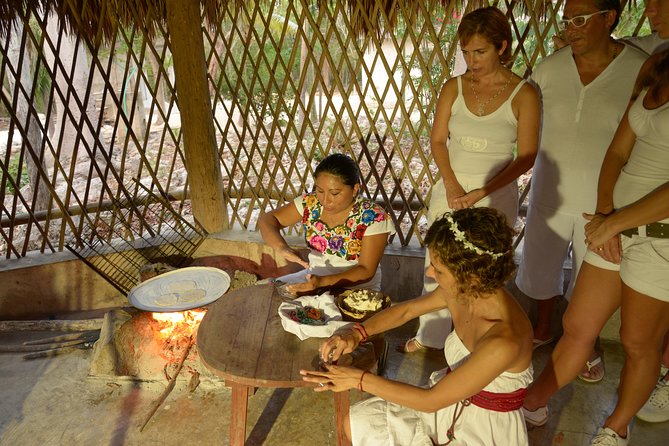 Maya Temazcal Night Ceremony from Cancun with Cenote Swim and Dinner - The price and what you receive