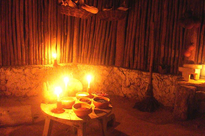 Mayan Ceremonial Night: Temazcal, Cenote Swim and Dinner from Playa del Carmen - The bonfire purification ritual