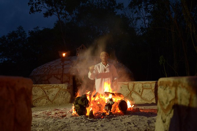 Mayan Ceremonial Night: Temazcal, Cenote Swim and Dinner from Playa del Carmen - Meeting the community and making tortillas
