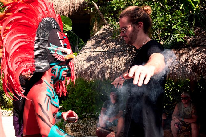 Mayan Ritual + Speed Boat Tour + Snacks - Walking the one-hour Mayan Path