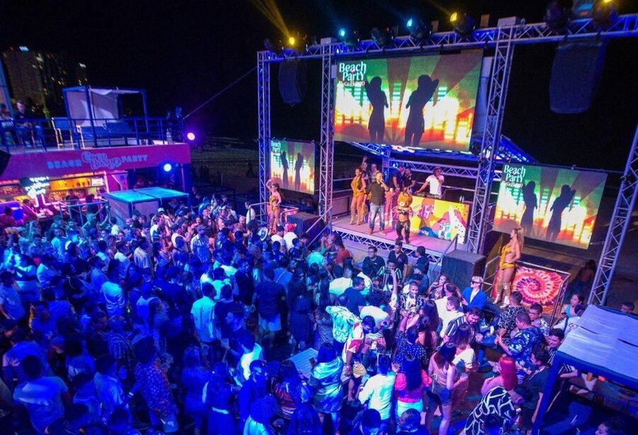 Neon Glow night Beach Party Regular - What the Neon Glow party is really like