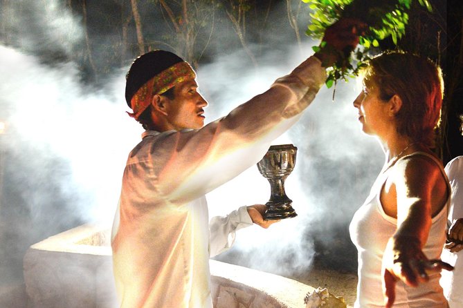 Night Mayan Temazcal Purification Ceremony - Learning the sea snail before sunset