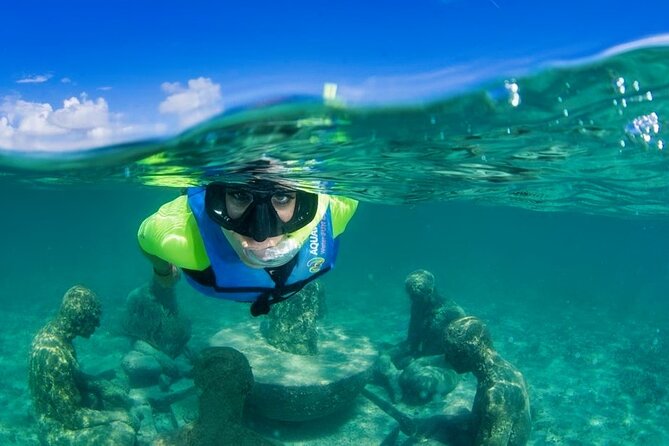 Nizuc Reef Snorkel Experience - Finding the Underwater Museum sculptures