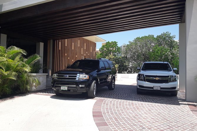 One-way Airport Transfer to Cancun or Playa del Carmen - Inside the SUV: water, Wi-Fi, and your own music