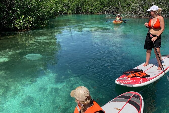 Paddleboard Kayak Tour in Cancun - Meeting your guide at Scuba Cancun