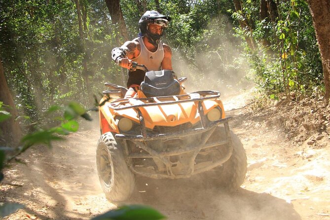 Playa del Carmen Maya Adrenaline Day ATV Zipline and Cenote - Timing, group size, and the transport tradeoff