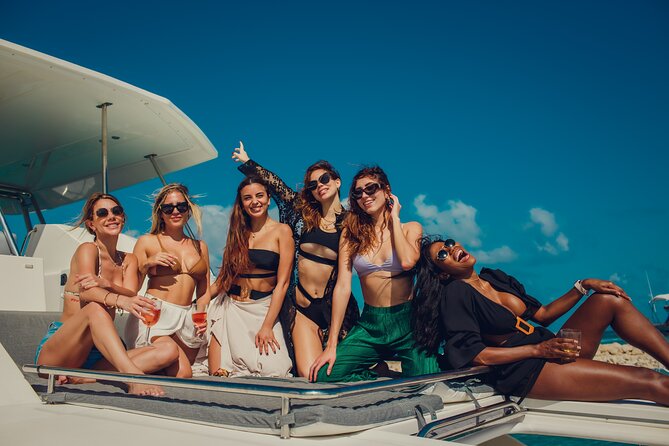Private All Inclusive Sunset DJ Cruise – 51' Leopard Cancun - Playa Norte and the paddle boards