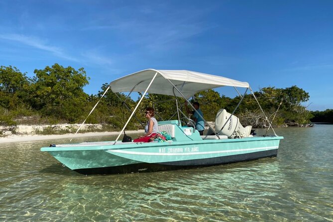 Private Boat Lake Ride and Cancun Bay Sightseeing - Setting out from Sunset Marina