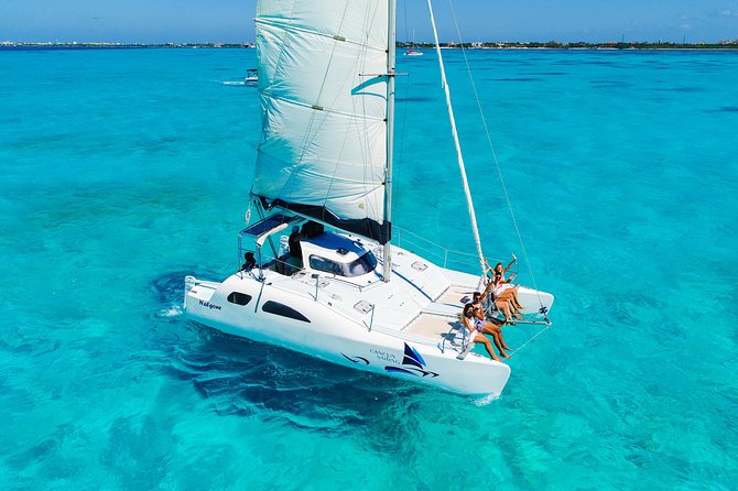 Private Catamaran from Cancun to Isla Mujeres for up to 13 People - Snorkeling the reef near Isla Mujeres
