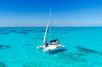 Private Catamaran from Cancun to Isla Mujeres for up to 13 People