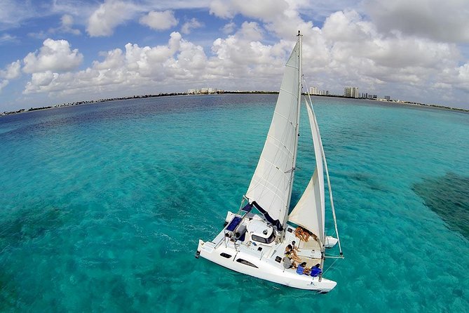 Private Catamaran from Cancun to Isla Mujeres for up to 13 People - Four hours or seven hours?