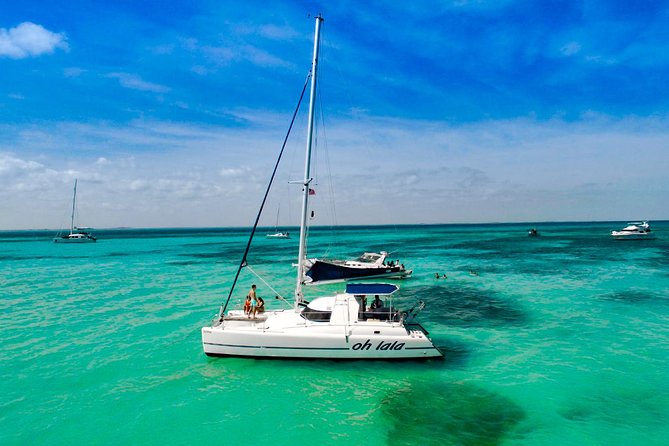Private Catamaran from Cancun to Isla Mujeres | For up to 25 ppl - Playa Norte and the clear water of Isla Mujeres
