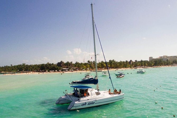 Private Catamaran from Cancun to Isla Mujeres | For up to 25 ppl - The value of privacy