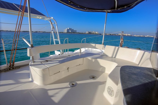 Private Catamaran from Cancun to Isla Mujeres | For up to 30 pepl - Weather, swimming, and group fit
