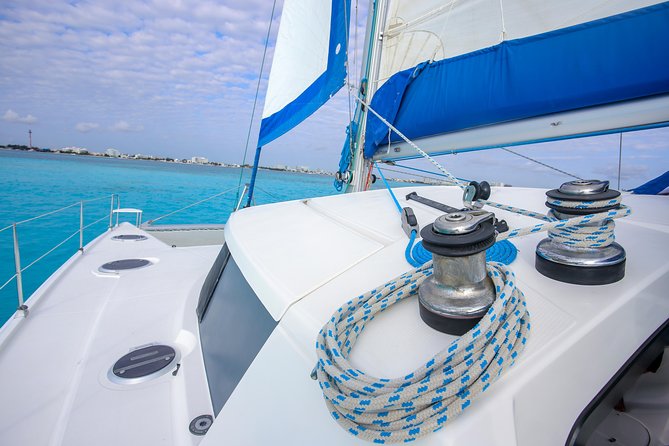 Private Catamaran from Cancun to Isla Mujeres | For up to 30 pp - Playa Norte gives you an hour on Isla Mujeres